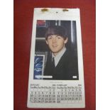 Pop Memorabilia, 1965 The Beatles Calendar, a very rare colour item, issued by Blackpool