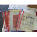 1940's a collection of 36 football programmes, including 2 England Internationals at Arsenal,