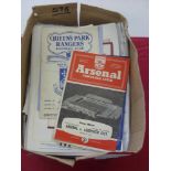 Reserves And Teamsheets, a collection of over 350 mainly modern single sheet issues, but some go