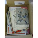 A collection of 65 foreign International football programmes from the late 1950's onwards,