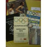 Olympic Games, a collection of various items, to include a 1936 report on the Winter Olympic Games