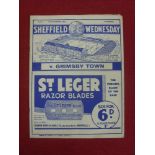 1935/36 Sheffield Wednesday v Grimsby Town, a programme from the game played on 16/11/1935