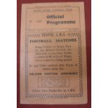 1932/33 Rugby League, Wigan v Hull KR, a programme from the game playd on 11/01/1933