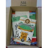 A collection of 37 football programmes, big match, of which 23 have tickets, including 1970 FA Cup