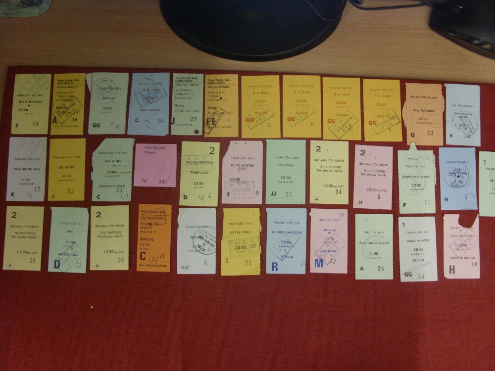 Pop Music Memorabilia, a collection of over 170 ticket stubs from Pop Concerts held at the - Image 2 of 14