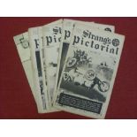 A rare collection of Strang's Pictorial Magazines, a weekly magazine, printed in Edinburgh, that was