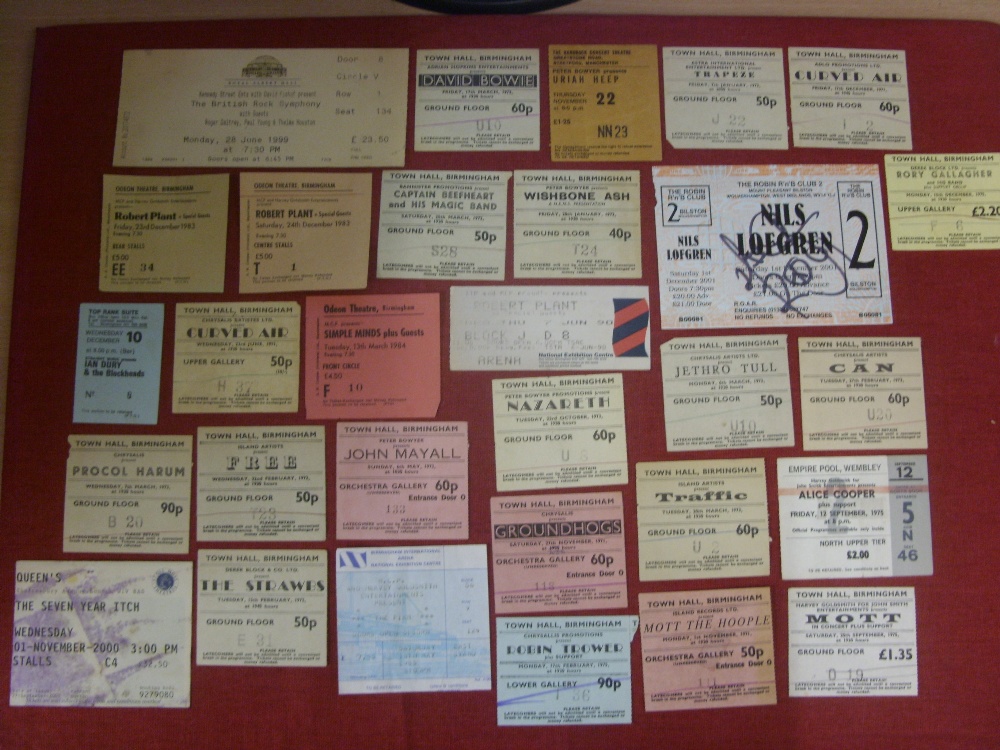 Pop Memorabilia, a collection of over 100 concert tickets, mainly from the 1970's in the - Image 3 of 4