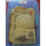 Chelsea, a collection of newspapers, all relating to the club from the 1920's onwards