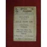 1936/37 Rugby League, Wigan v Halifax, a programme from the game played on 17/02/1937, sl tears,