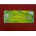 2006 World Cup Final, Italy v France, a ticket from the game played in Berlin on 09/07/2006