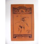 1936/37 Arsenal v Manchester Utd, a programme from the FA Cup tie played on 30/01/1937