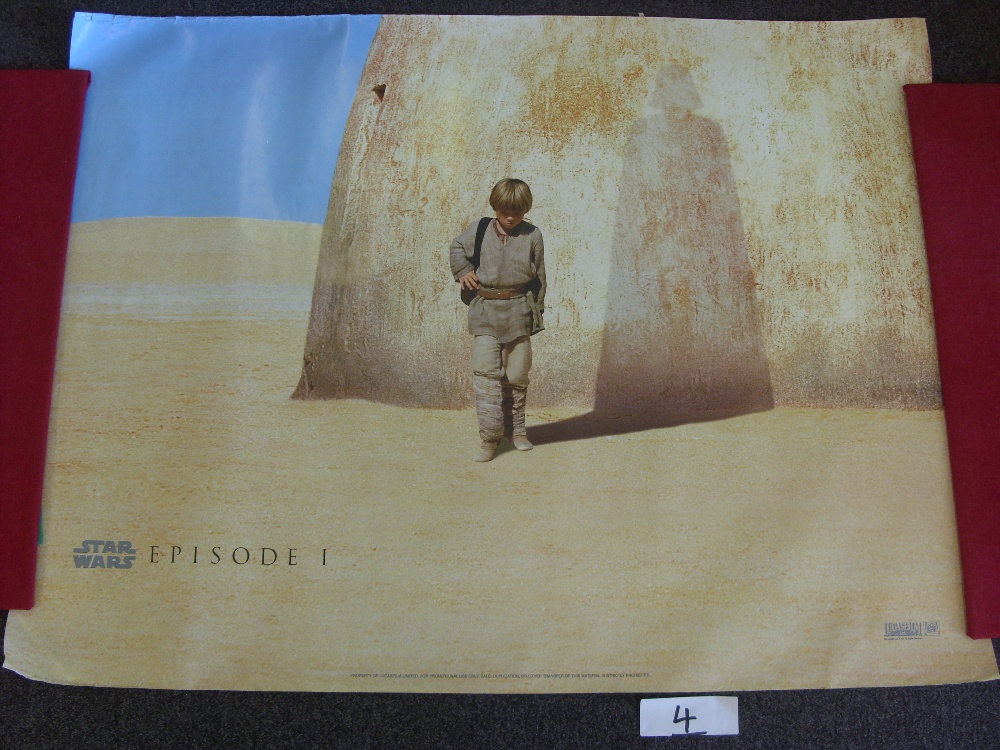 Film Memorabilia, a quad poster to the film Star Wars, Episode One