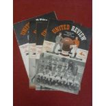 1956/1957 Manchester Utd, a collection of four European home programmes. Andlecht, Borussia