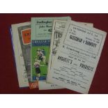 1959/60 Gateshead, a collection of 8 football programmes from the clubs final season in League