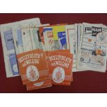 A collection of 64 football programmes from 1955/56 to 1959/60, in various condition, a wide variety