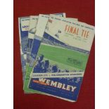 FA Cup Finals, a collection of 4 programmes, in various condition, with rusty staples, 1949, 1950,