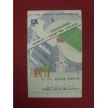 1947 FA Cup Final, Burnley v Charlton, a programme from the game played at Wembley on 26/04/1947