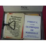 A collection fo 104 'All Foreign Clubs' Football Programems, in European Competitions, domestic