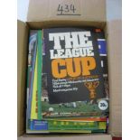 Football League Cup Finals, a collection of 53 football programmes from 1967 to 2015, including