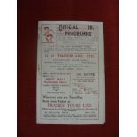 1938/39 Rugby League, Wigan v Liverpool Stanley, a programme from the game played on 11/02/1939,