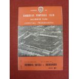1953/54 Football Association Of Ireland Cup S/F, Shamrock Rovers v Drumcondra, a programme from