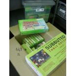 Subbuteo, a large collection, over 35 complete teams, boxed, together with accessories, pitches,