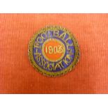 1903 FA Cup Final, Derby Co v Bury, a Football Association Stewards Badge, as given for the game