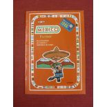 1986 Mexico World Cup, a rare Mexican Issued 52 page programme