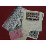 Aston Villa, a collection of various memorabilia, to include 194/50 11 auotgraphs, with a Sport