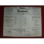 1910/1911 Rugby League, Batley v Wigan, an ex bound volume programme from the game played on 08/09/