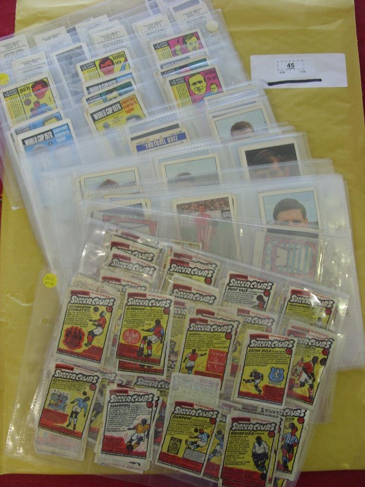 Trade Cards, a collection of sets, odds etc, from various manufacturers, Adolph (Subbuteo), Anglo