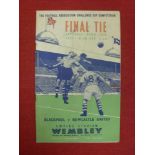 1951 FA Cup Final, Blackpool v Newcastle Utd, a programme from the game played at Wembley on 28/04/