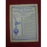 1946/47 Tottenham v Newport County, a programme from the game played on 07/10/1946 (small number