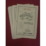1954/55 Middlesbrough, a collection of 6 home football programmes in various condition, Notts Co,