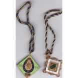 HORSERACING IN INDIA Two metal badges / passes: Calcutta Royal Turf Club - Lady and Royal Western