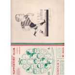 LEICESTER RUGBY 1934 Programme Leicester v Barbarians, 27/12/1934 , all the Barbarians players