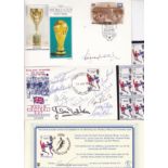 WORLD CUP 66 Two items, First day cover with London postmark 18th August 1966, first day of issue,