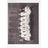 RUGBY-SCOTLAND 1956 Mounted team photograph of the Scotland XV which defeated France 12-0 at