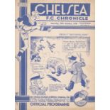 CHELSEA - DERBY 1938 Chelsea home programme v Derby, 29/10/1938. Good