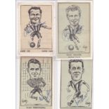 SHEFFIELD UNITED Interesting collection of Sheffield United caricatures , each measuring 5" x 3.5"