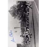 SIGNED - CELTIC 1967 / 1970 B/W 12” x 8” photo, showing Tommy Gemmell scoring in Celtic’s defeat