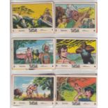 CARDS-TARZAN Set of 66 cards, Tarzan series, issued by Anglo Confectionery, issued in 1967, housed