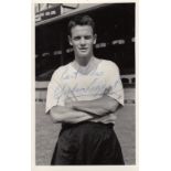 GRAHAM LEGGET AUTOGRAPH A 5.5" X 3.5" black & white press portrait photo signed by the Fulham player