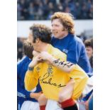 SIGNED - RANGERS Ten photos – all 12” x 8”, showing iconic images of players from the 1960s & 1970s,