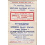 ALDERSHOT 1938 Programme Aldershot v Watford 5th February 1938. Lacks staples due to rust. Fair-