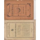 URUGUAY FOOTBALL 1906 Scarce booklet Liga Uruguaya de Football, Reglamento y Leyes del Juego 1906.