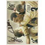 ARSENAL AUTOGRAPHED PHOTOS An 11" X 8" colour photo signed by Giovanni Van Bronckhurst, Thierry