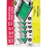 BRADFORD PARK AVENUE 70-71 Seven home programmes, first season in Non-League football for Park