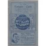 HUDDERSFIELD - LIVERPOOL 1925 Huddersfield home programme v Liverpool, 2/5/1925 , a few minor