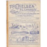 CHELSEA - SUNDERLAND 1932 Chelsea home programme v Sunderland, 2/3/1932, tape along spine, slight